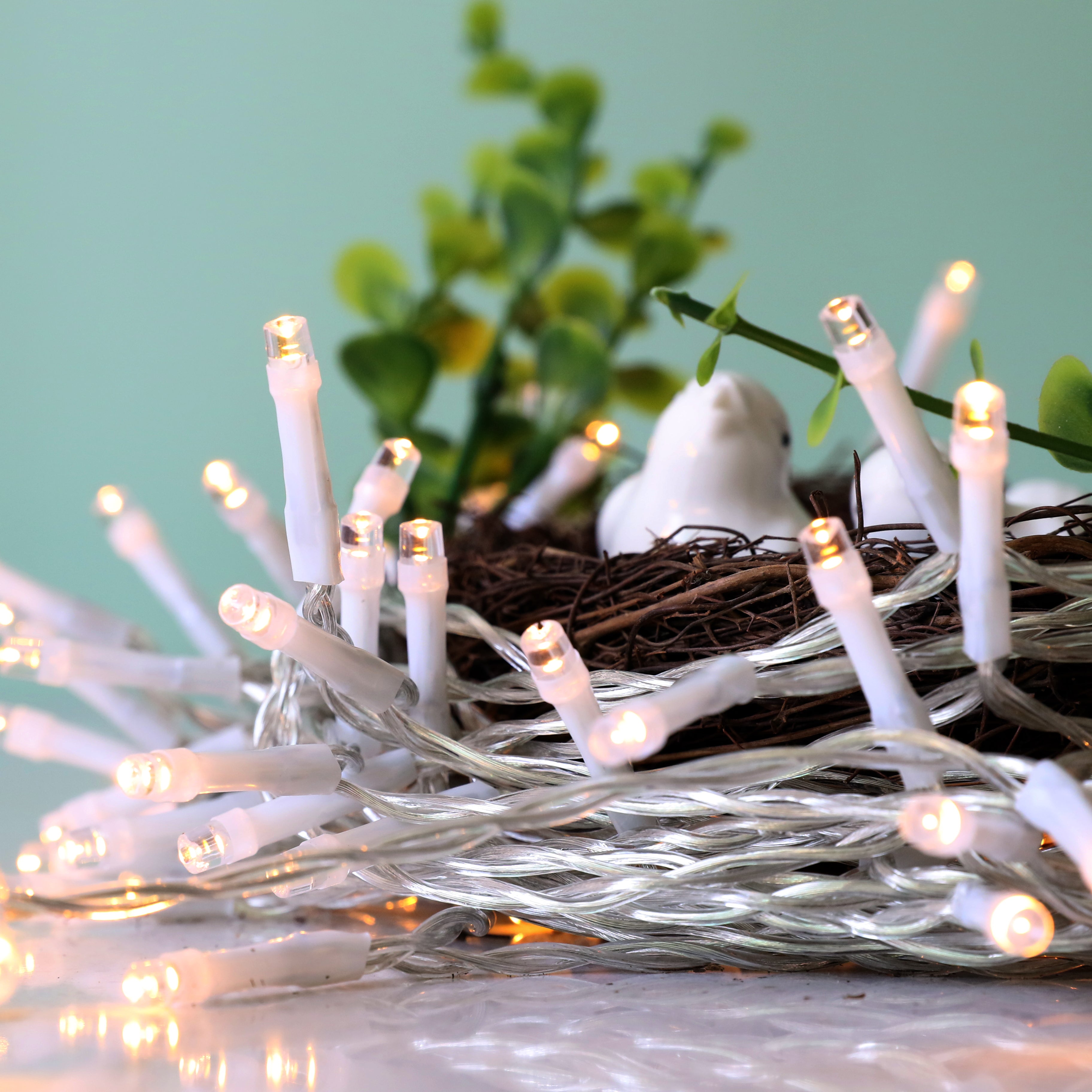 001_31 Battery-powered 5m/16.4ft 40-LED Fairy Lights with Remote Timer