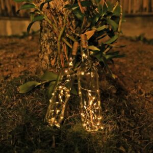 KooPower Battery-powered 2m/6.6ft 20-LED Bottle Lights  ( 6 Pack )