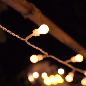 KooPower Battery-powered and USB-plug 11m/36ft 100-LED Ball String Lights