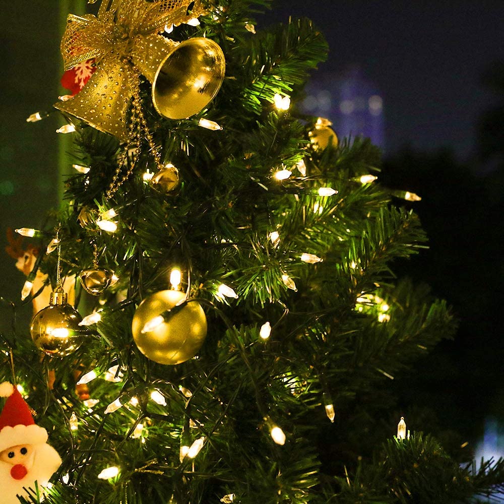 100led-05 Christmas Tree String Lights, 11M 100 Warm White