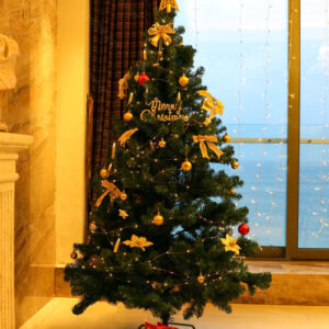 KooPower 1.8m/6ft Artificial Christmas Tree + 100 LEDs Battery Operated Christmas Fairy Lights