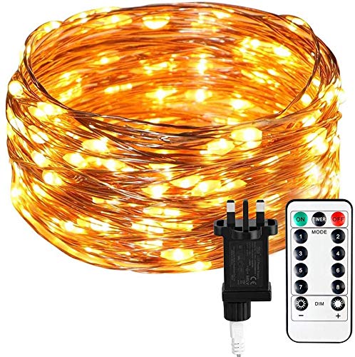 511shxJRuFL Fairy Lights Main Powered, 100 LEDs 32 ft Fairy Lights Plug in
