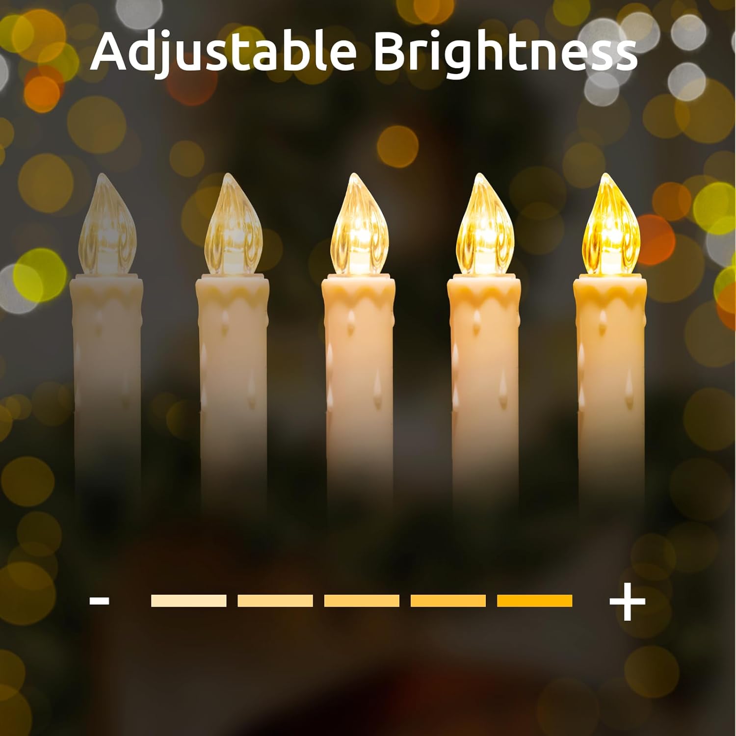 Koopower 14m/46ft LED Candle Fairy Light (40 Pcs Candles)