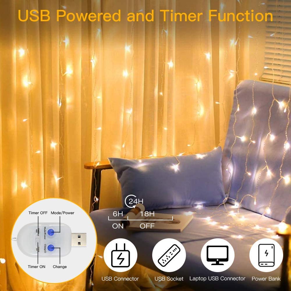 61_30wpTr6L 36ft 100 LED Battery-Powered Warm White Fairy Lights for DIY Crafts and Holiday Decor