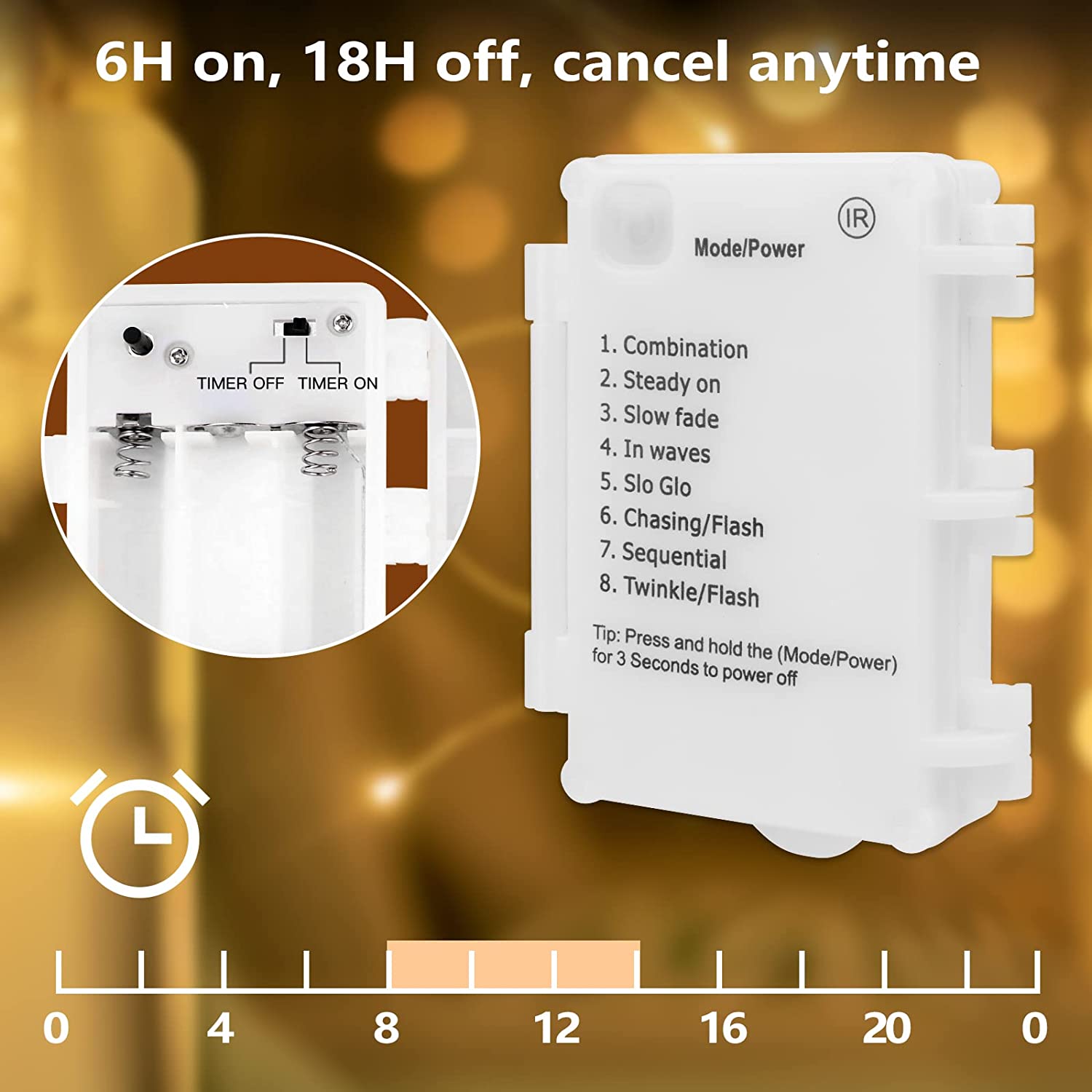 61ctMA6ISUL._AC_SL1500_14e5bc6b-e982-4adb-875f-d0142b0b3dab 2Park 16Ft 50 LED Battery Powered Twinkle Lights