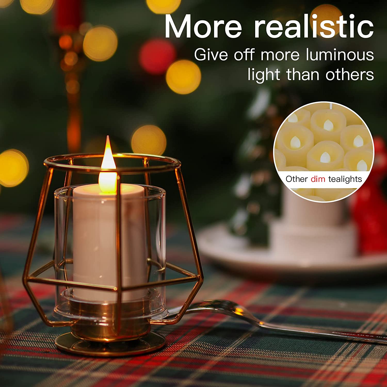 71HPRs2tElL._AC_SL1500 Rechargeable Flickering LED Candles with Dock, 3.5in, 4 Pack