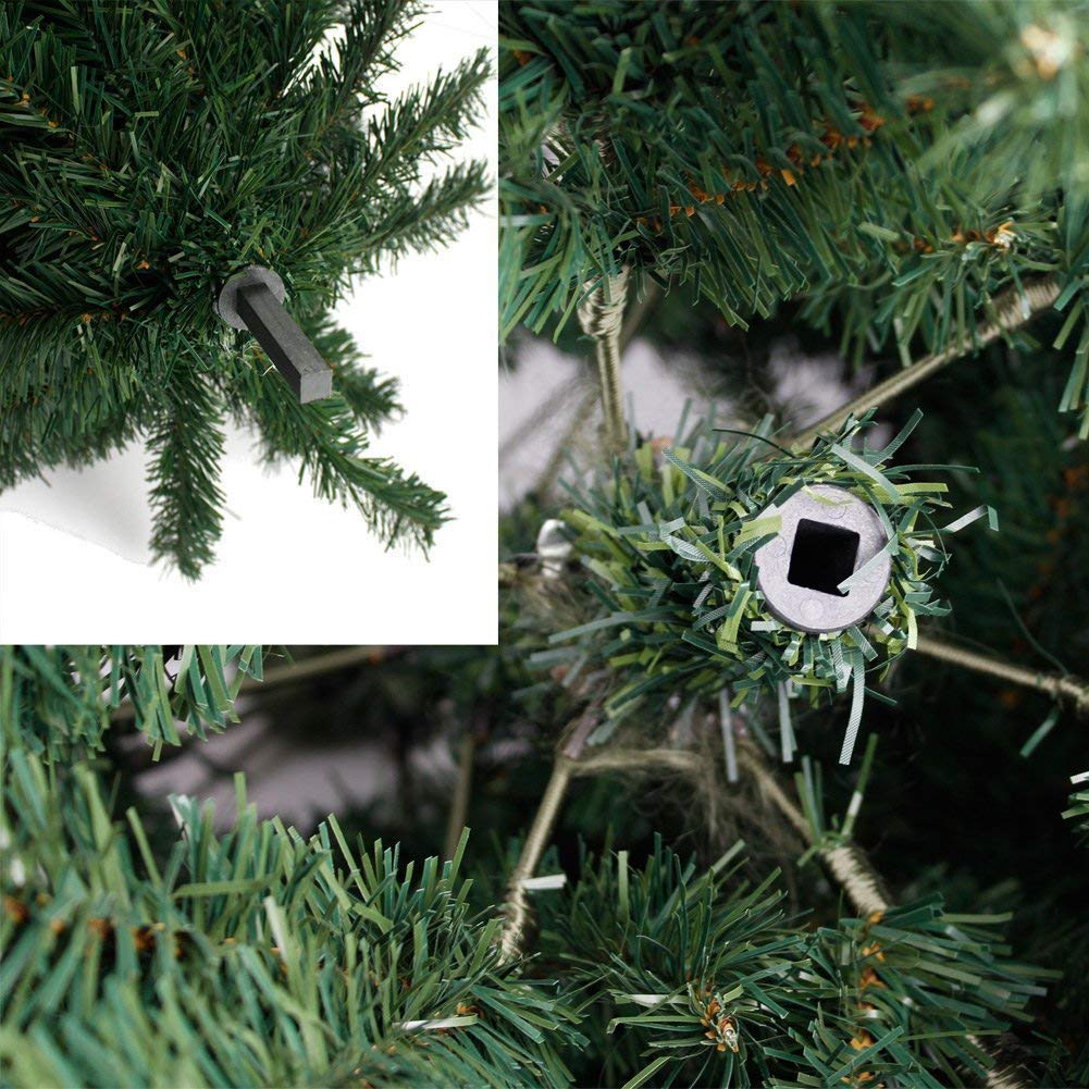 71aN9t-gaGL._SL1001 KooPower 1.8m/6ft Artificial Christmas Tree + 100 LEDs Battery Operated Christmas Fairy Lights
