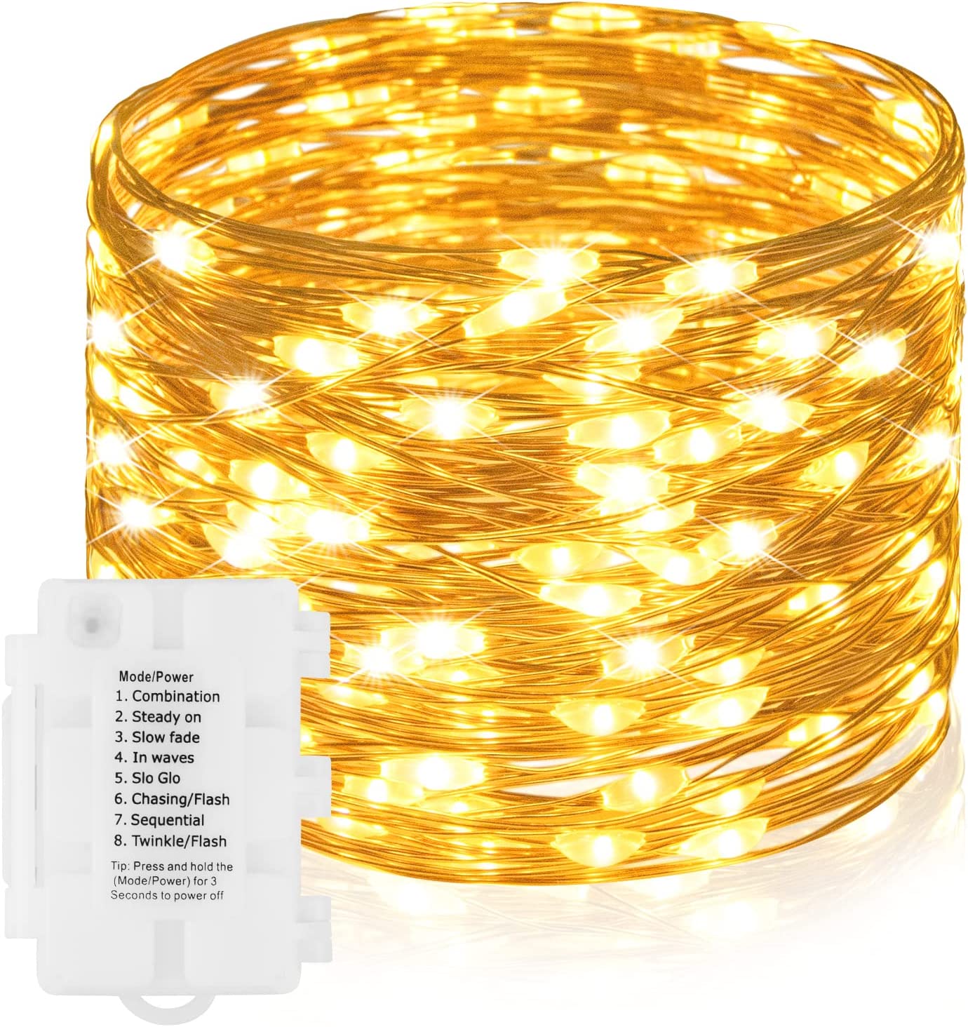 81Q7cPmJr1L._AC_SL1500 Decorative 36ft Fairy Lights with 100 LEDs for Indoor/Outdoor Use