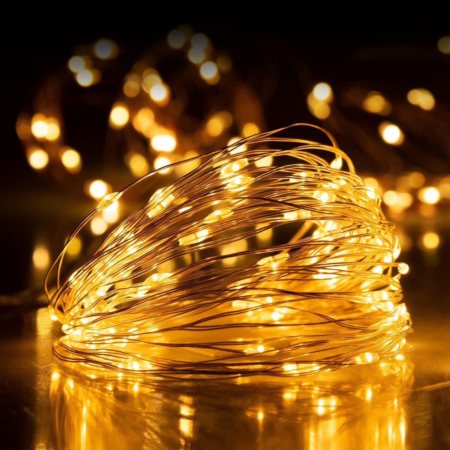81SytSrewkL._AC_SL1500 Battery Operated Fairy Lights Warm White Waterproof