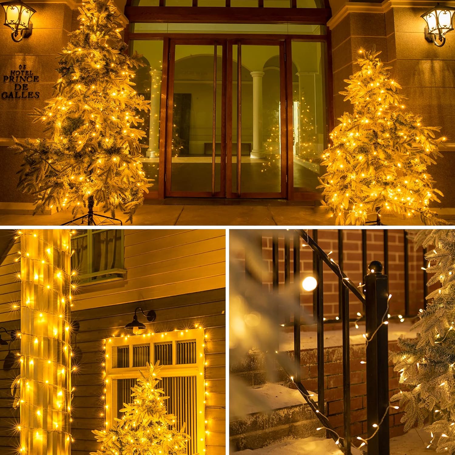 Koopower Battery Powered Outdoor Fairy Lights with Timer ( 2 Pack, 5m/16.5ft 50-LED)