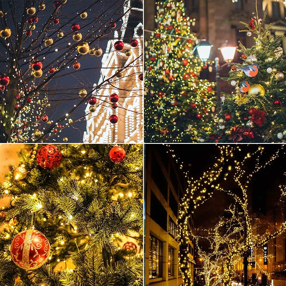 Koopower Battery Powered Outdoor Fairy Lights with Timer ( 2 Pack, 5m/16.5ft 50-LED)