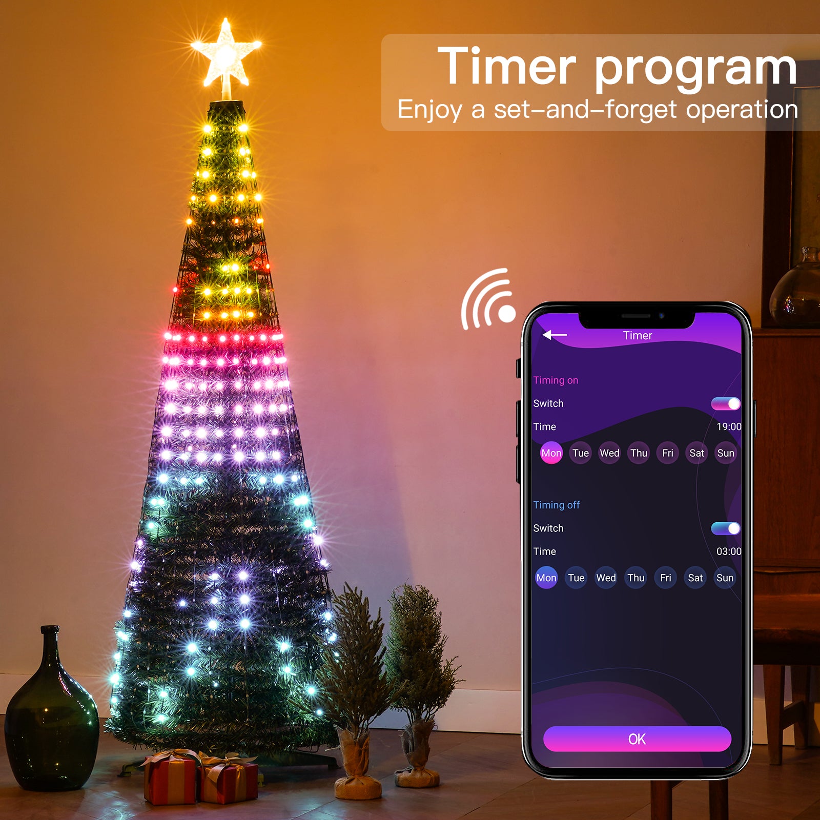 Smart Magical RGB Christmas Lights