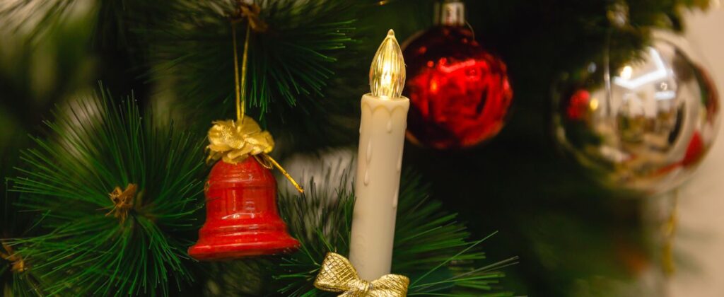 clip on christmas tree candles