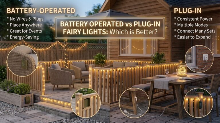 Battery Operated vs Plug-In Fairy Lights: Which Is Better